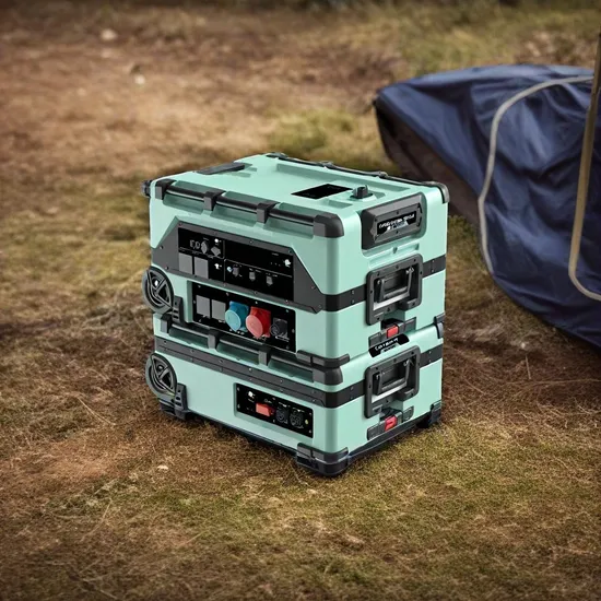 Portable Solar Wind Hybrid System 12000W Home Energy Storage System 