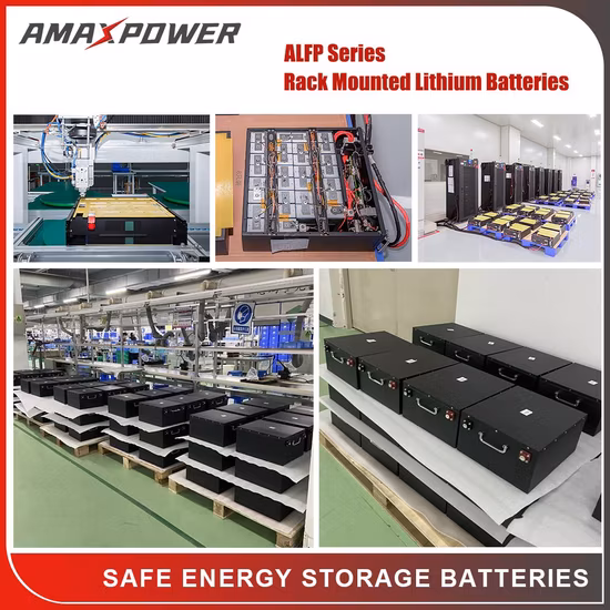 Rack Mounted 48V 51.2V Solar Power Storage System Lithium Ion Battery Pack for Home Energy Backup