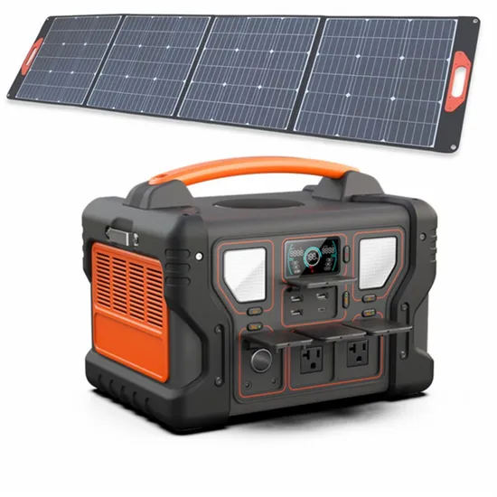 Emergency Backup Solar Power Generator 220V 110V Waterproof Solar Panels Portable 700W Lithium Battery Backup Power Station 