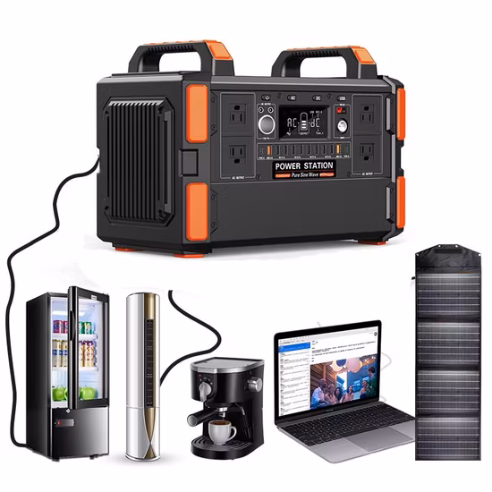 Whaylan Portable Power Station Solar Home Solar Electric Generator for House