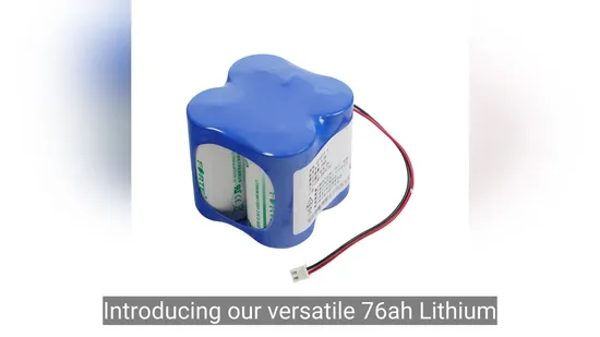 3.6V 76ah Lisocl2 Lithium Battery Designed for Electricity, Water, and Gas Meters 