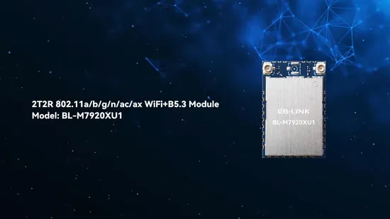 M7920XU1 2T2R 802.11a/b/g/n/ac/ax WiFi+B5.3 ModuleReliable Wireless Module for Healthcare Devices with 5.15~5.85GHz frequency wifi6 module 